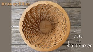 Tuto DIY facile pour créer un panier en bois avec une scie à chantourner