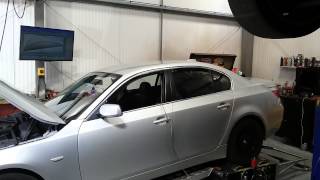 bmw e60 530d - dyno run - 316 bhp 490 ft.lb