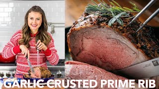 Garlic Crusted Prime Beef Rib Roast Recipe - Natasha's Kitchen