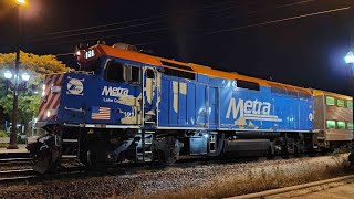 Barrington Railfanning FT. Satisfying Horn Shows, METX 104, Metra Repaints, And Much More - 10/10/24