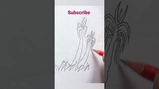 tree drawing || সুন্দর গাছ আঁকতে শেখা