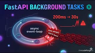 This async def Froze Our API for 30 Seconds — FastAPI Background Tasks