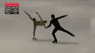 2024 Canadian National Skating Championships. Senior RD. Emmy Bronsard/ Jacob Richmond