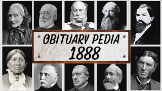 Famous People We've Lost in 1888 - Obituary in 1888