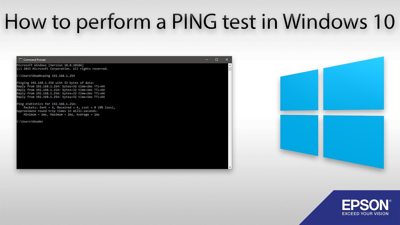 Ping test