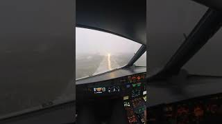 Airbus icy landing in Rovaniemi Airport Finland