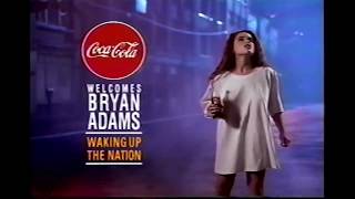 Coca-Cola Bryan Adams Waking Up The Nation Neve Campbell TV Commercial 1991 Short Version