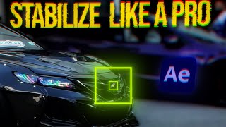 Lock-on Stabilization - Track Camera Super Smooth Method in After Effects