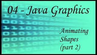 Java Graphics - 04 - Animating Shapes 2