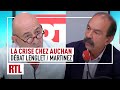 La crise chez Auchan : Philippe Martinez face à François Lenglet