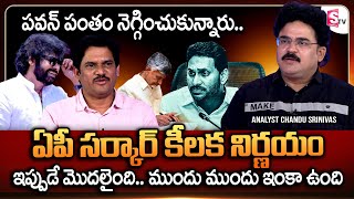 సరస్వతి పవర్ ప్లాంట్ భూములపై ​​ఏపీ ప్రభుత్వ కీలక నిర్ణయంపై విశ్లేషకుడు చందు శ్రీనివాస్ | పవన్ కళ్యాణ్