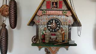 Rare Cuckoo clock - raro orologio a cucù vintage E. Schmeckenbecher \