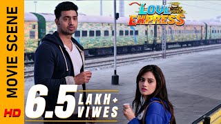 আবার গন্ডগোলে লাল! | Movie Scene - Love Express | Dev | Nusrat Jahan | Surinder Films