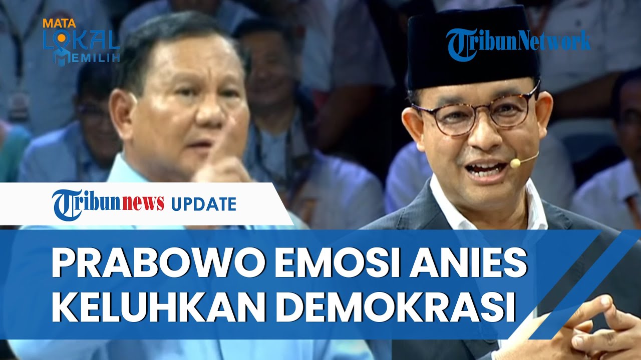 Prabowo Emosi Anies Keluhkan Demokrasi: Kalau Jokowi Diktator Anda Tak ...