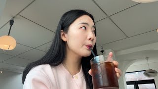 일상 VLOG 컬리언박싱/새우알리오올리오만들기/홍천김밥맛집/강쥐들과함께한날들