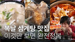 서울 최고의 삼계탕 맛집! 여기 다 있습니다!｜ [송편's Pick]