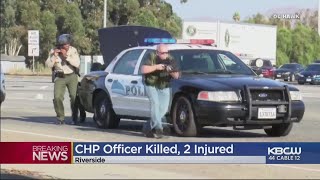 1 CHP Officer Dead, 2 Injured In Shooting On Riverside Freeway