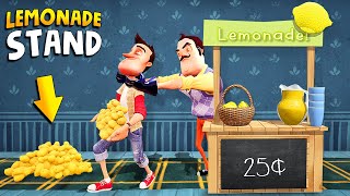 Opening A Lemonade Stand WITH THE NEIGHBOR!!! | Hello Neighbor Gameplay (Mods)