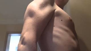 Chest and Triceps Posing (AT 13 YEARS OLD)