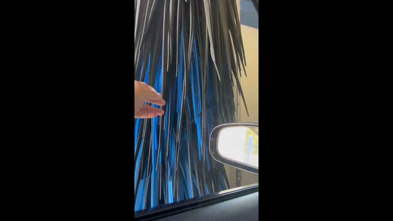 Car wash spinning brushes are actually really soft