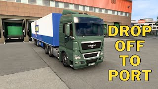 euro truck simulator 2 gameplay pc keyboard  Drop off to port