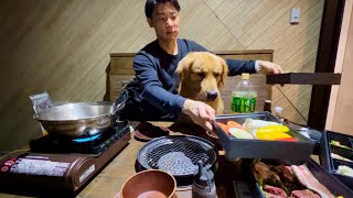 愛犬とお部屋でBBQができる宿【i ＋land nagasaki 】長崎２日目の夜