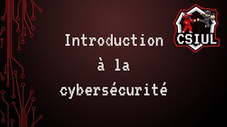 Introduction à la cybersécurité - A2022