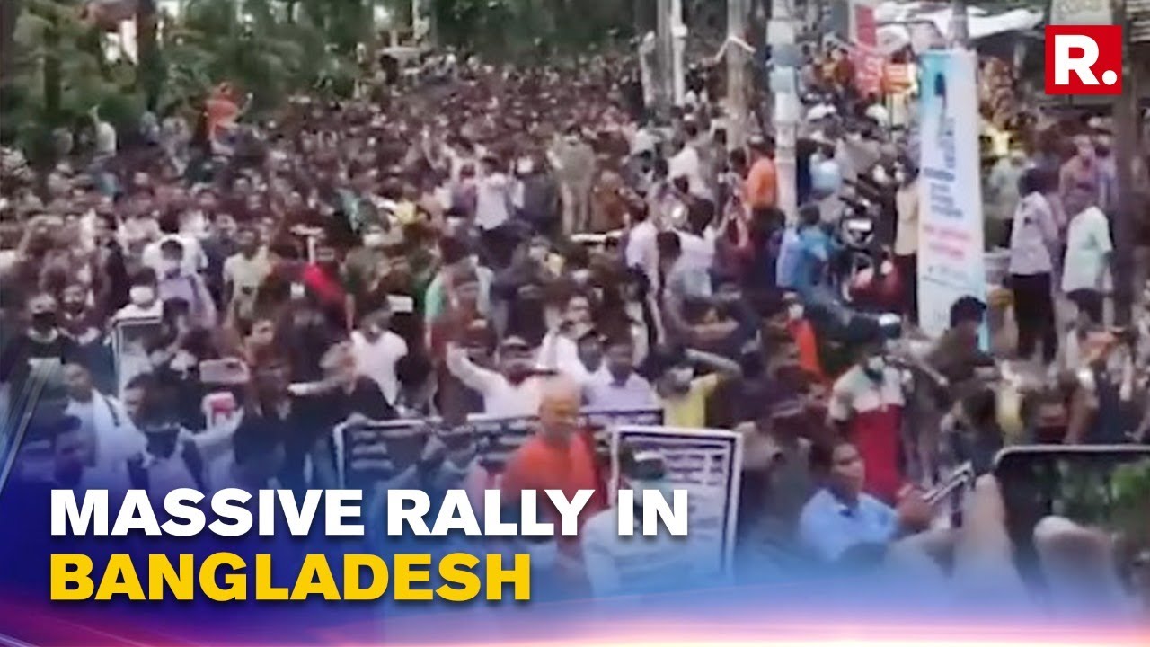 WATCH: Massive Rally Protests Held In Bangladesh Over Atrocities ...