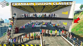GTA 5 : Franklin \u0026 Shinchan Fully Upgraded Tuition Classes For Students In GTA 5 ! (GTA 5 Mods)