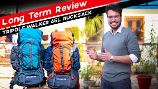 Tripole Walker 65L Rucksack Long Term Review || After 1 Year Usage || [ HINDI-हिन्दी ] 🔥