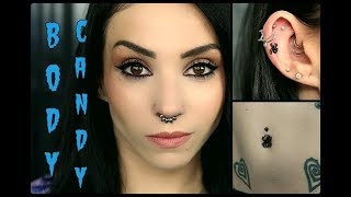 Trying on HALLOWEEN BODY JEWELRY! | Body Candy