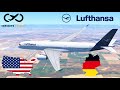 Infinite Flight GLOBAL: Munich (MUC) To Denver (DEN) | TIMELAPSE | Lufthansa A350-900