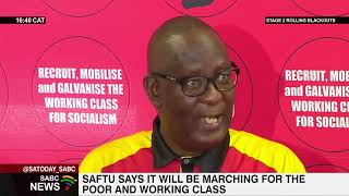 SAFTU says it will participate in the national shutdown on Monday