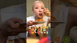 ROSÉ Cute Mukbang #rosé #jennie #jisoo #lisa #blackpink #shorts