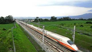 台灣高鐵(700T)通過外埔永豐路段 Taiwan high speed rail (2007.06.23)