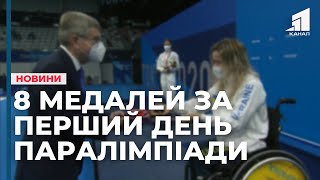 8 медалей — результат першого дня виступів нашої збірної на Паралімпіаді у Токіо