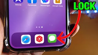 ANY iPhone How To Lock Messages!
