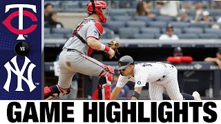 Twins vs. Yankees Game Highlights (8/21/21) | MLB Highlights