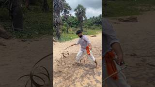 Indian Martialarts Surul Vaal | Urumi | Flexible sword #martialarts #kalaripayattu #silambam