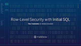 Row-Level Security with Initial SQL