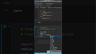 How to find Circumference of Circle #python