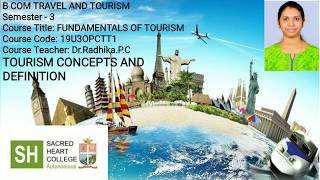 Tourism concepts and definition