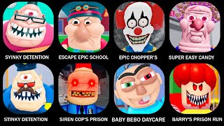 ESCAPE MR. STINKY DETENTION (OBBY), EPIC SCHOOL ESCAPE (OBBY), GREAT SCHOOL BREAKOUT ESCAPE #roblox