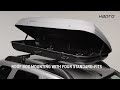 Hapro Roady 350 Roof box standard mounting system