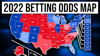 The 2022 Senate Map Based On The Betting Markets (October 2022)