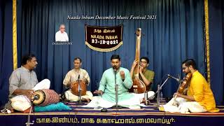 Vidwan Sunil Gargyan for Naada Inbam December Music Festival 2021