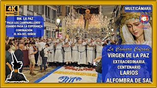 VIRGEN DE LA PAZ. SALIDA EXTRAORDINARIA CENTENARIO. LARIOS (COMPLETO). ALFOMBRA DE SAL (11/13)