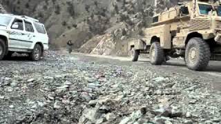 disarming explosion on Gardez-Khost road, Afghanistan