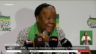 Israel-Hamas war | ANC vows to continue supporting Palestinians
