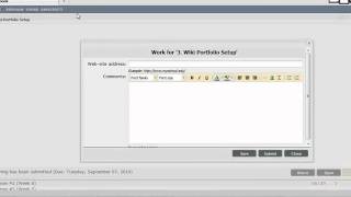 Submit an assignment in BYU GradebookHD